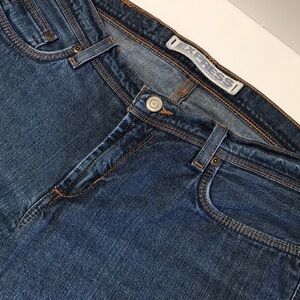 Express hipster flare dark wash jeans